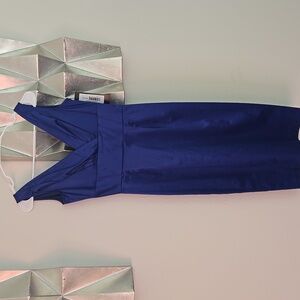 NWT royal blue formal midi gown
